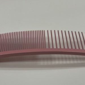 Gebogen kam licht roze en paars 18,6cm