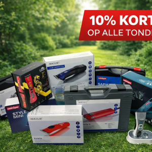 De hele maand Maart 10% korting op alle tondeuses